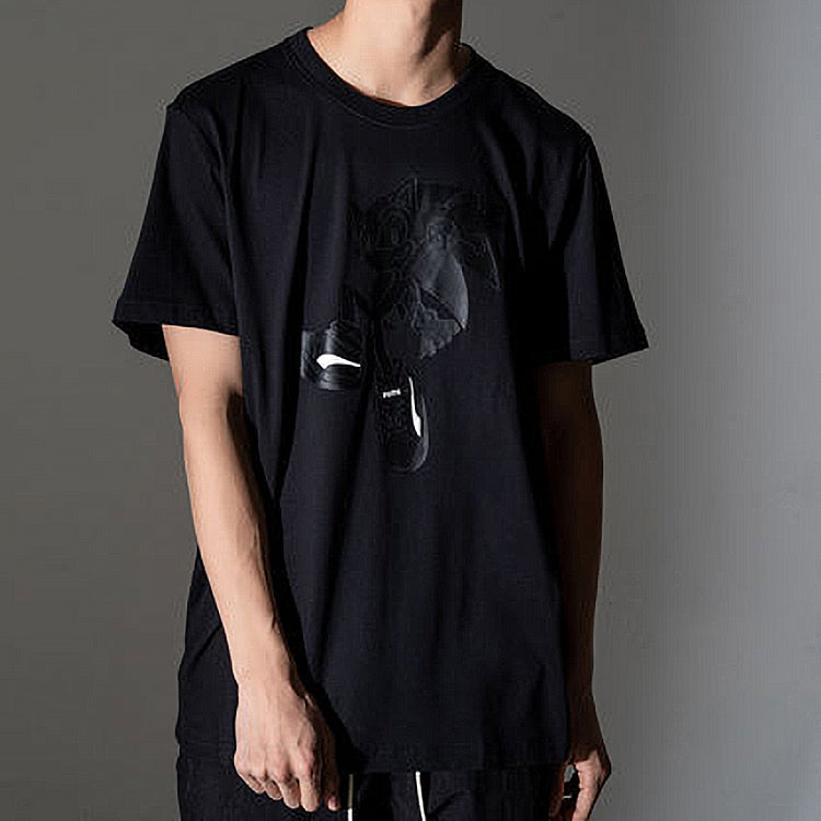 PUMA x SONIC Graphic Printed Short Sleeve TEE Black 598107-01