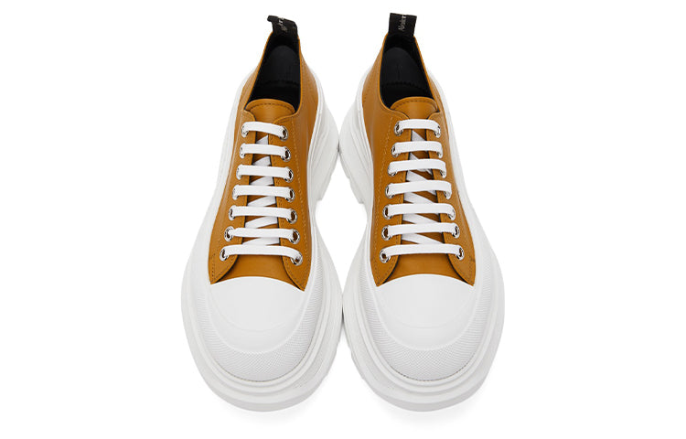 Alexander McQueen Tread Slick Sneakers 'Tan White' 627225WHZP27169