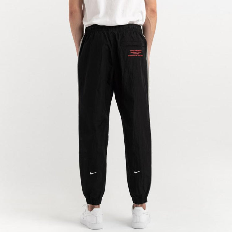 Nike Sportswear Swoosh Woven Pants For Men Grey Gray CJ4877-010