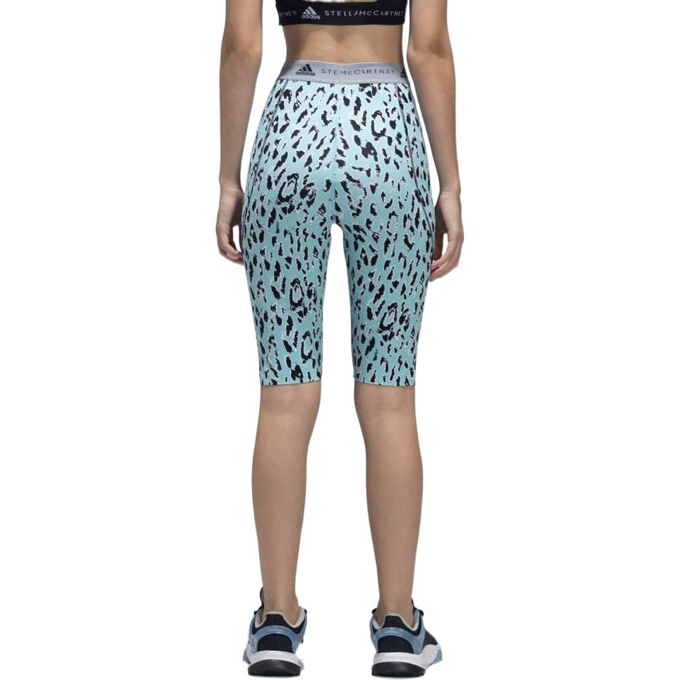 (WMNS) adidas by Stella McCartney TruePurpose Short Cycling Tights Asia Sizing 'Teal Black' HB6077