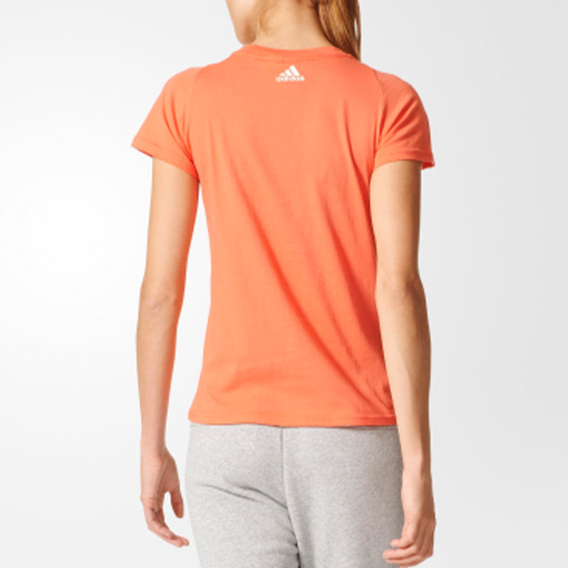 (WMNS) adidas Classic Large logo Printing Short Sleeve S97215