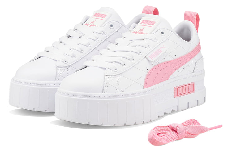 (WMNS) PUMA Baby Phat x Mayze 'White Prism Pink' 384604-01