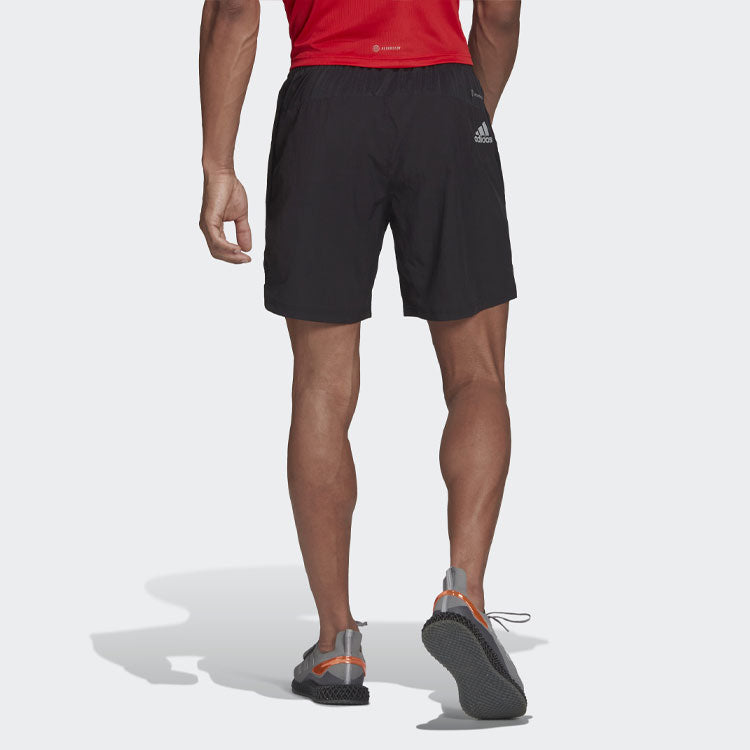 adidas Logo Printing Sports Running Shorts Black H59883
