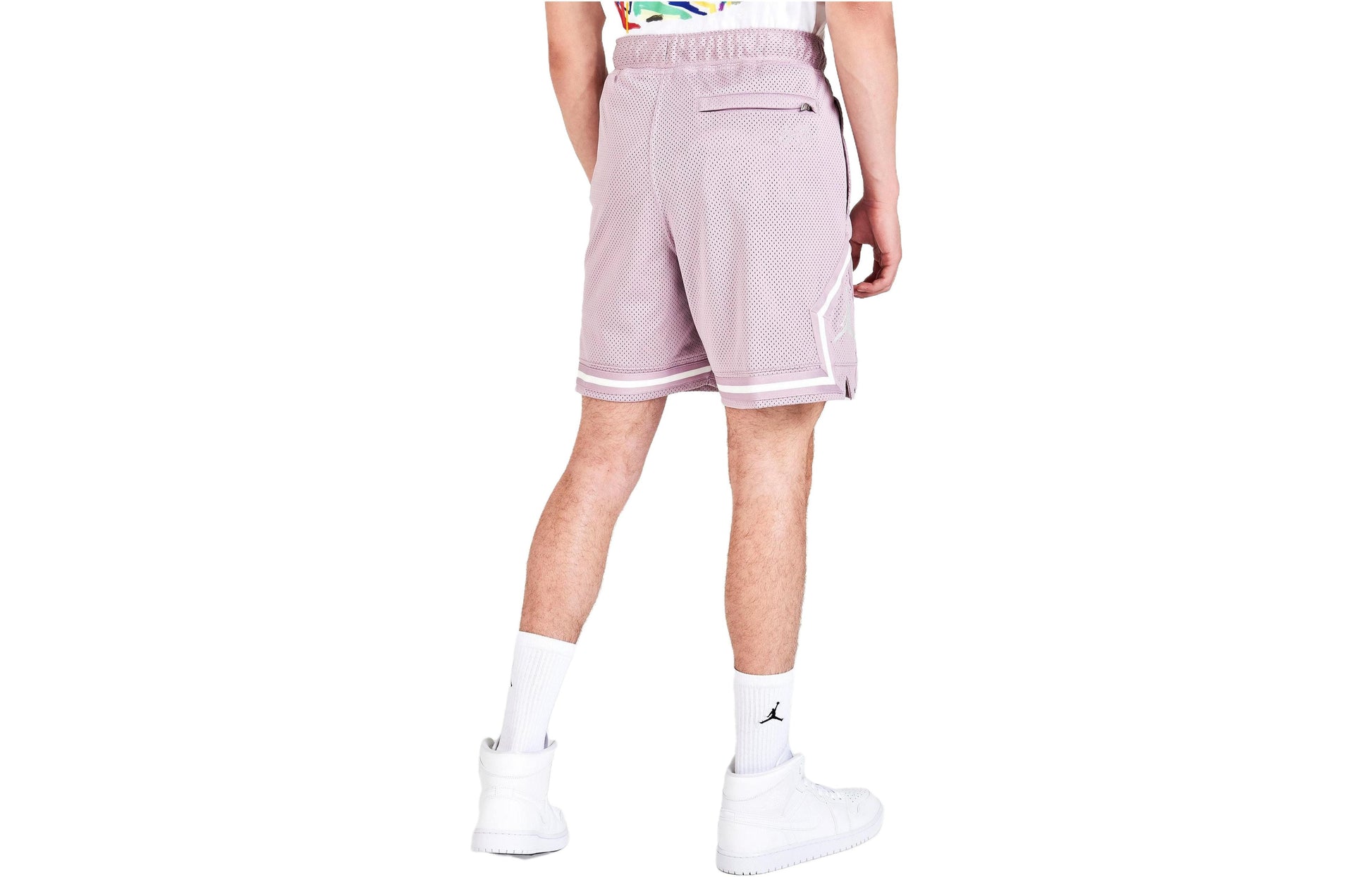 Air Jordan Diamond Mesh Shorts 'Plum Fog' DM1367-501