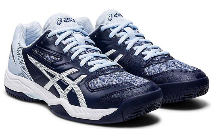 (WMNS) ASICS Gel-Padel Exclusive 5 SG Soft Ground 'Blue White' 1042A004-404