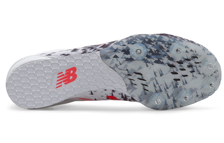 New Balance MD500v5 Track Spike 'White Gray Red' MMD500W5