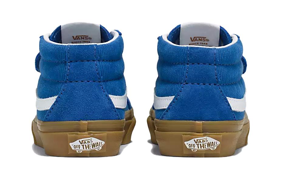 (PS) Vans Sk8-Mid Reissue V Corduroy Shoes 'Pop Blue' VN0A38HHBLU