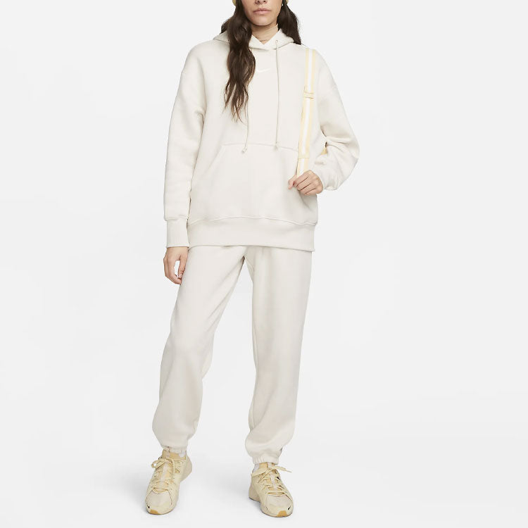 (WMNS) Nike Sportswear Phoenix Fleece Oversized Pullover Hoodie 'Light Orewood Brown' DQ5860-104