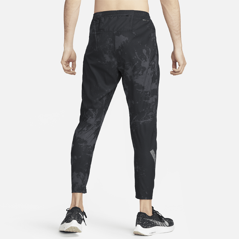 Nike Reflective Quick-Drying Running Training Breathable Sports Cuff Pants 'Black' DX0850-010