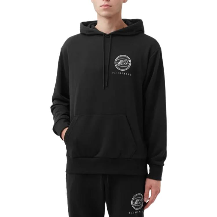 New Balance Logo Printing Pullover Black MT13585-BK