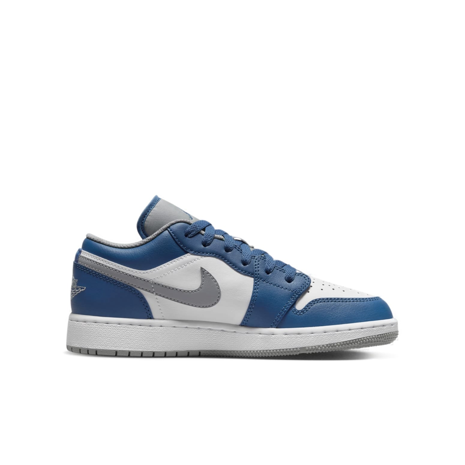 (GS) Air Jordan 1 Low 'True Blue Cement' 553560-412