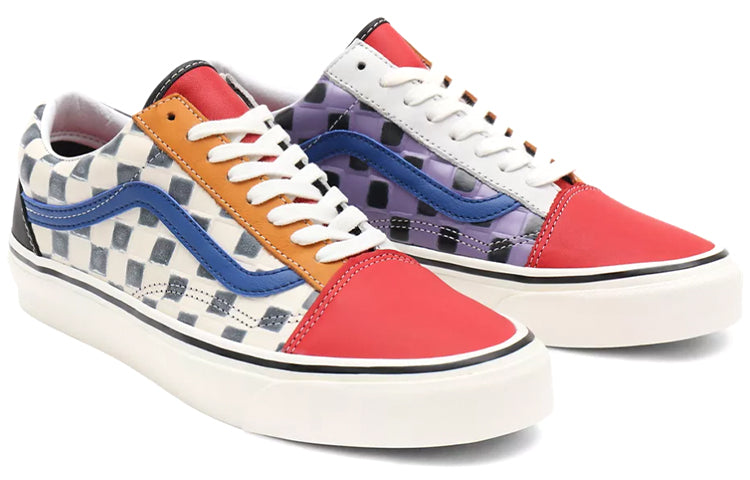 Vans Unisex Old Skool 36 Dx Low-Top Sneakers Purple/Red/White VN0A54F39XM