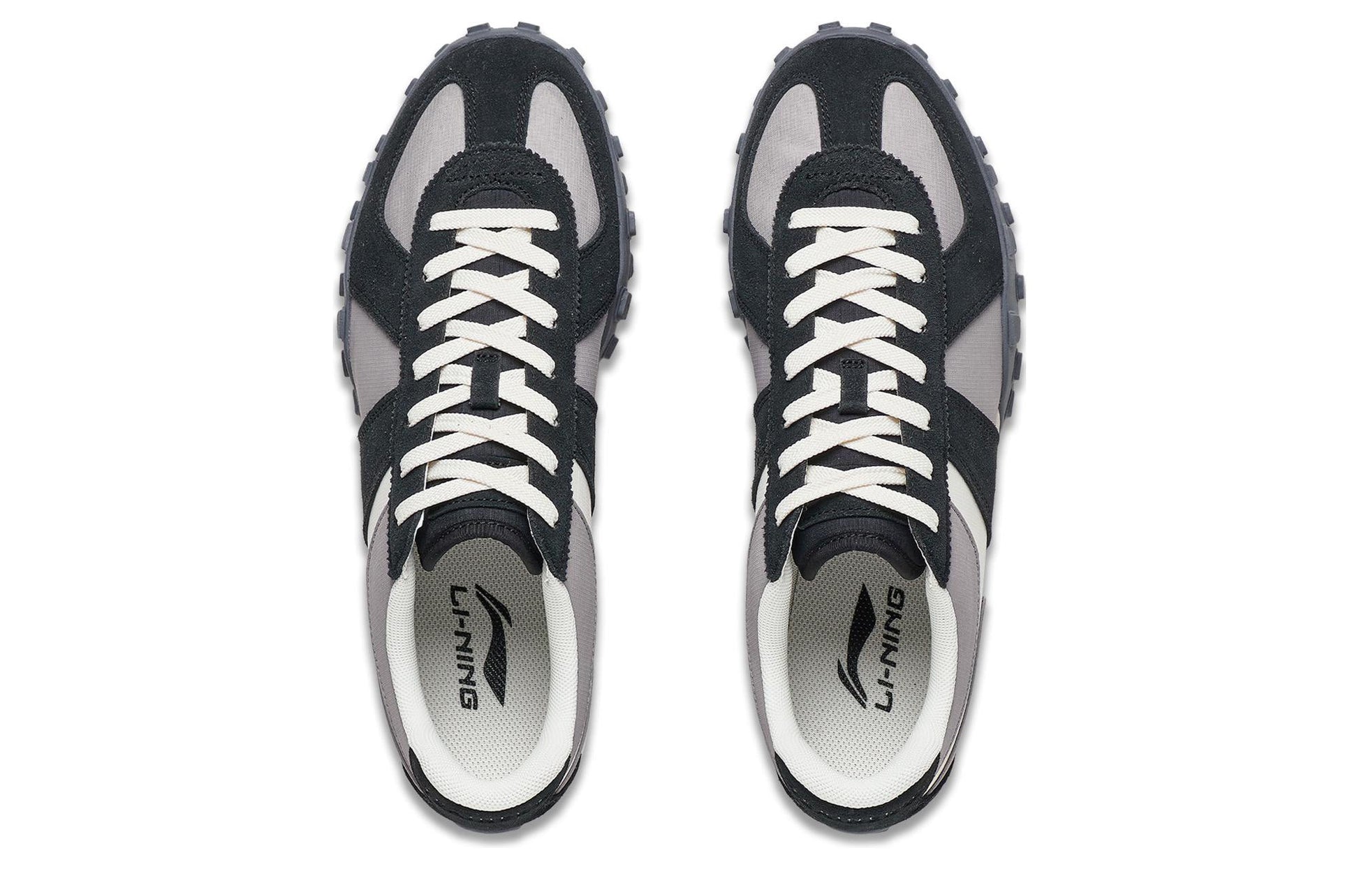 Li-Ning Vintage Sneakers 'Black Grey White' AGCT159-6