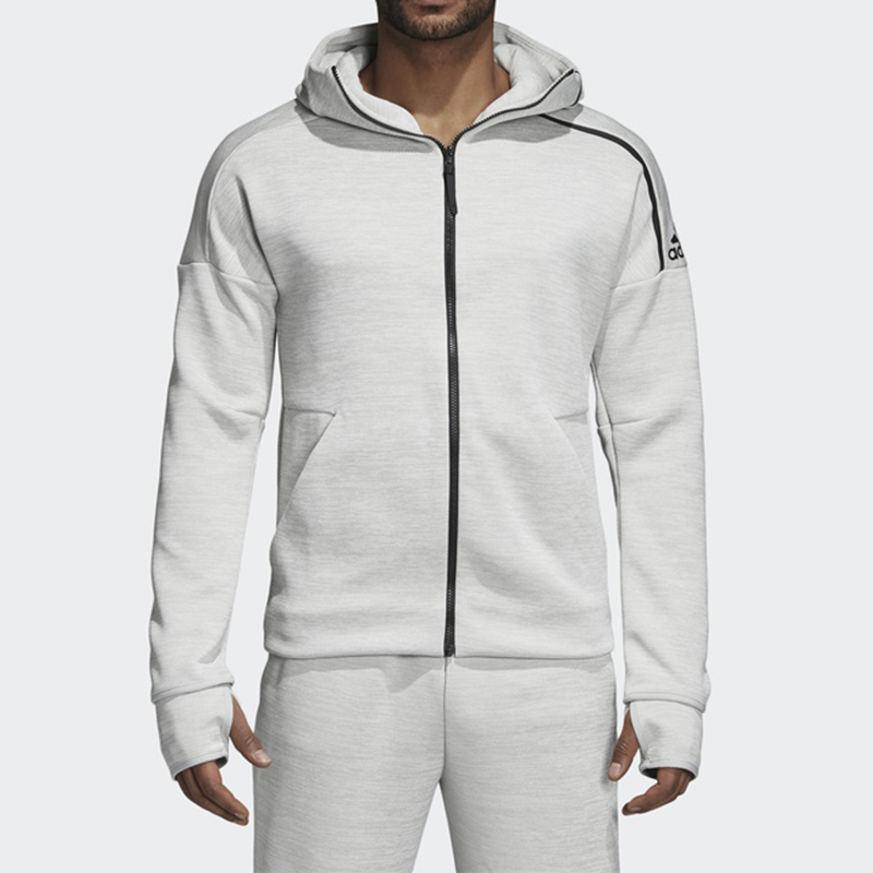 adidas M ZNE hd FR Hooded Jacket Silver Gray CY9904