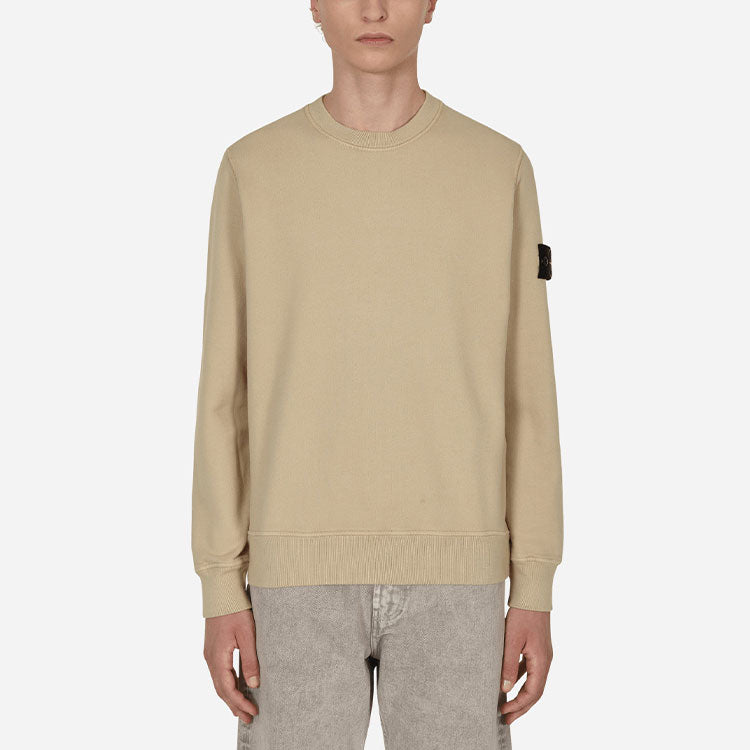 STONE ISLAND Logo Patch Sweatshirt 'Cream' 771563020-V0090