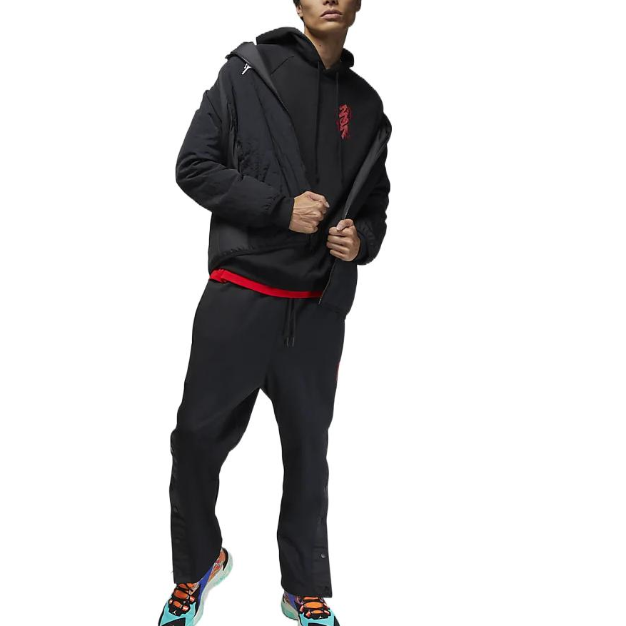 Air Jordan Hooded Pullover Long Sleeves Hoodie Men's Black DV5626-010