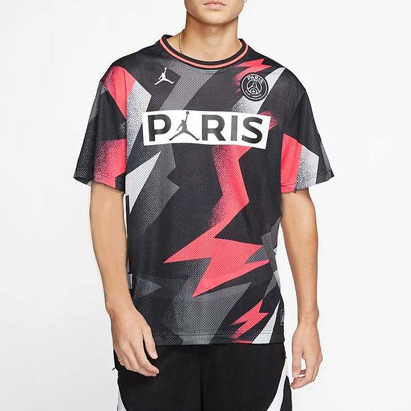 Air Jordan Paris Saint-Germain 19/20 Training Jersey 'Black' BV2027-010