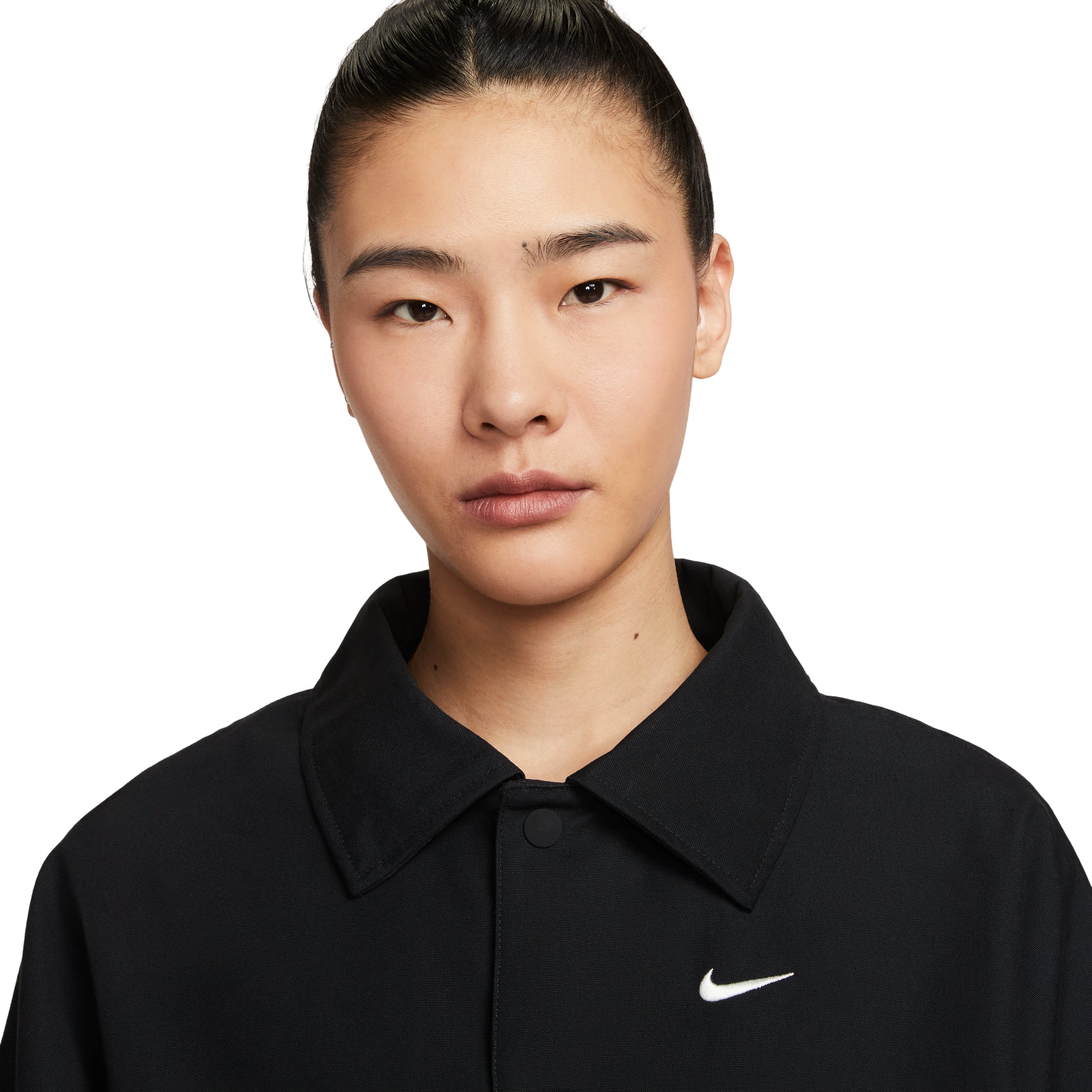 (WMNS) Nike Oversized Woven Jacket 'Black' HV1969-010