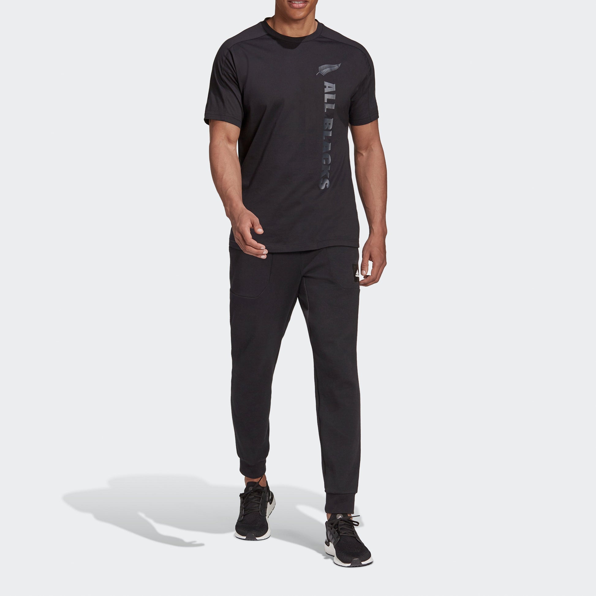 adidas Ab Graphic logo Printing Sports Short Sleeve Black FS0706