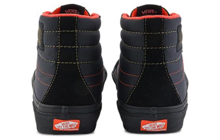 Vans Skate Sk8-Hi Reissue x Spitfire Wheels 'Black Flame' VN000D1EBFM