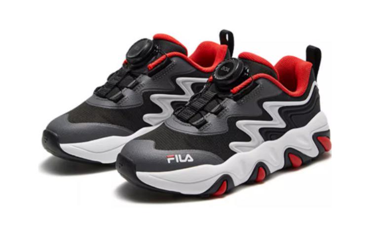 (PS) FILA Essential Casual Sneakers 'Black Grey Red' K14B342502PBC