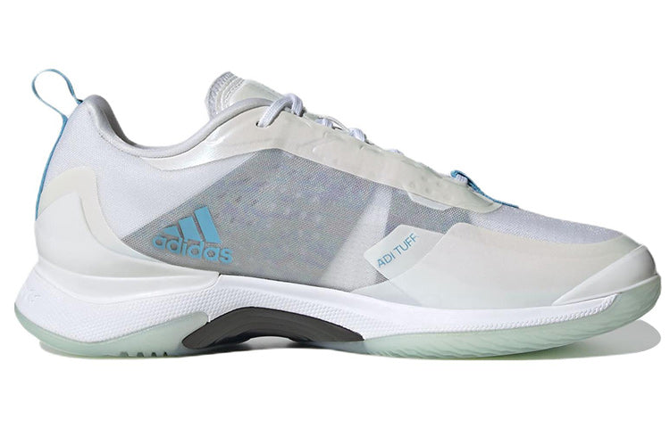 (WMNS) adidas Avacourt 'White Silver Bright Cyan' GW6265