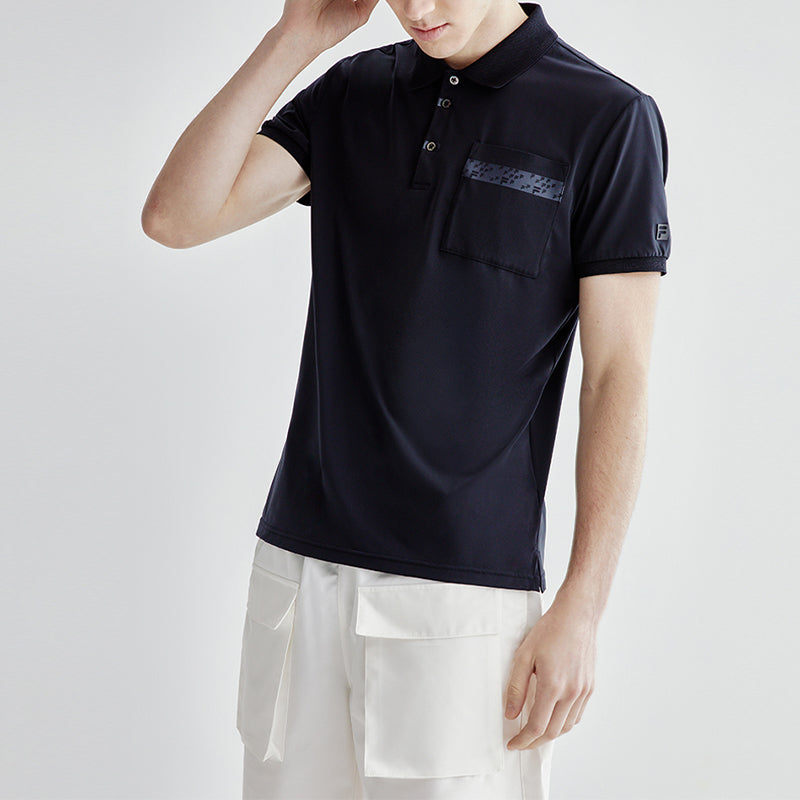 FILA Sports Short Sleeve POLO Blue F11M022118F-NV