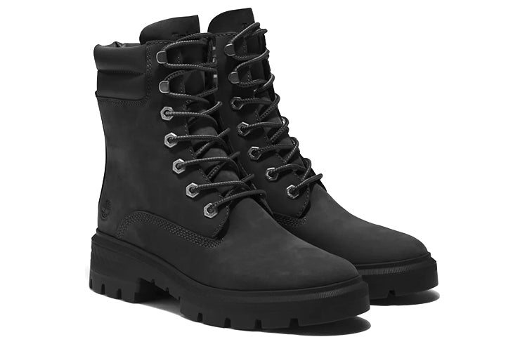 (WMNS) Timberland Cortina Valley 6 Inch Waterproof Boots 'Black Nubuck' A5NBY015