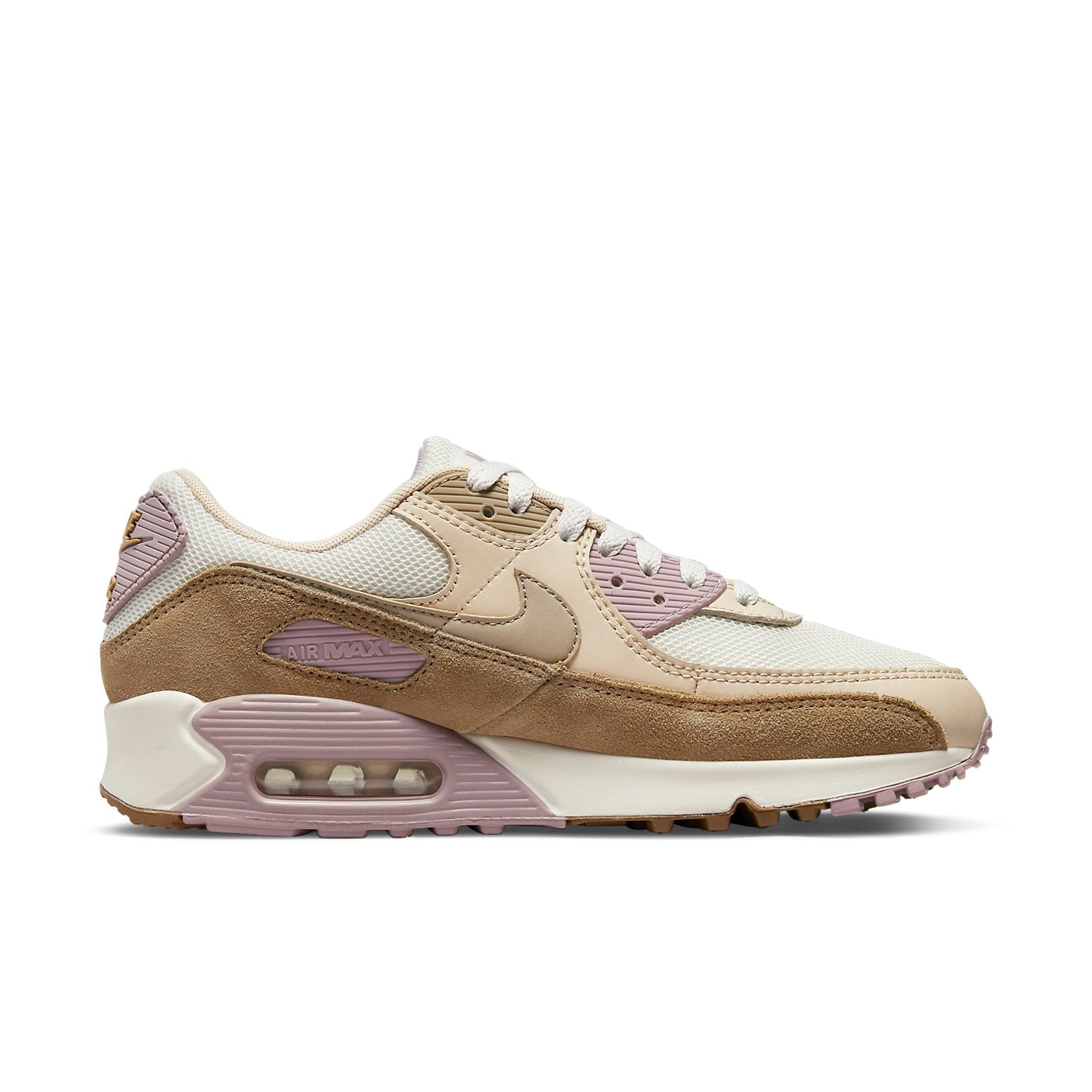 (WMNS) Nike Air Max 90 'Brown Kelp Light Violet Ore' DQ0885-300