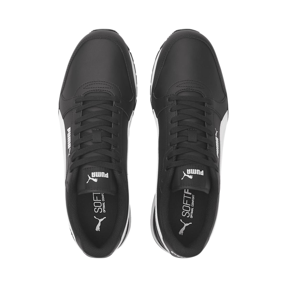 PUMA ST Runner v3 Leather 'Black White' 384855-06