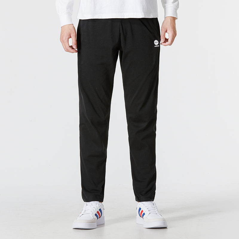 Men's adidas Casual Straight Pants Woven Sports Pants/Trousers/Joggers Autumn Black HM1995