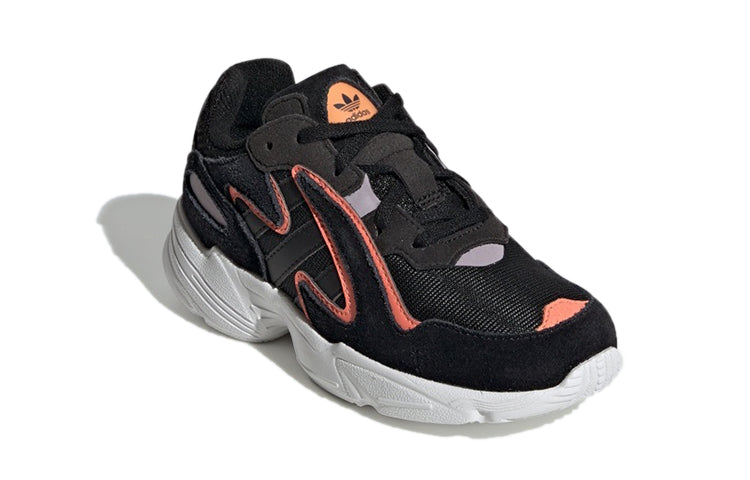 (PS) adidas Yung-96 Chasm Shoes  'Core Black Semi Coral' EE7556