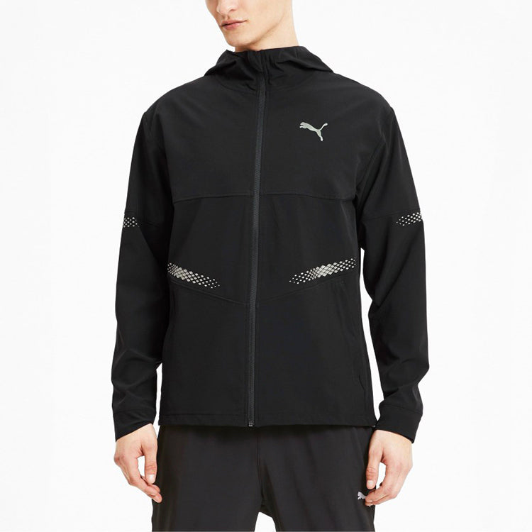 PUMA Runner ID Hooded Jacket 'Black' 519382-01