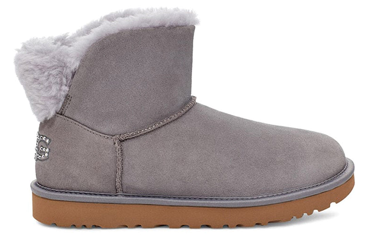 (WMNS) UGG Classic Bling Mini 'Grey Purple' 1118839-SAMT