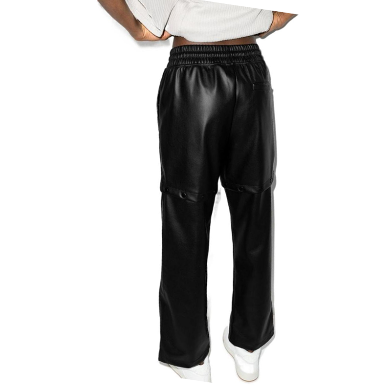 (WMNS) adidas Always Original Faux Leather Track Pants Asia Sizing 'Black' HF2017