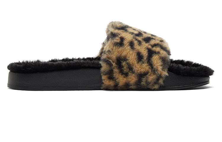 (WMNS) PUMA Shoes Sports slippers 'Black Yellow' 385804-02