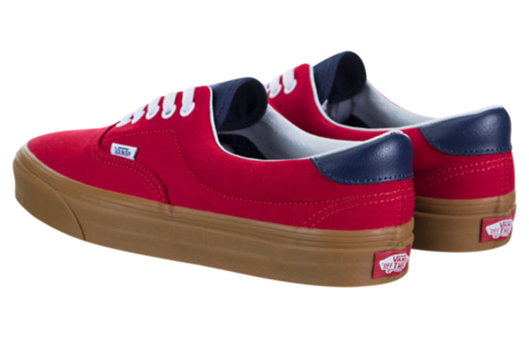 Vans Era 59 Casual Skateboarding Shoes Unisex Red VN0A38FSU8P