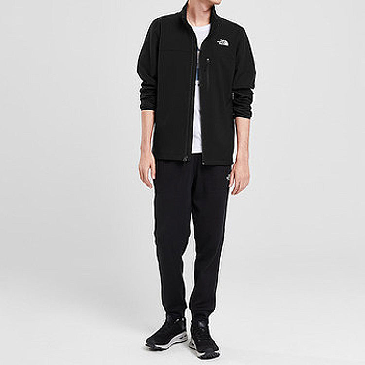 Men's THE NORTH FACE Outdoor Windproof Jacket Black 4NGJ-JK3