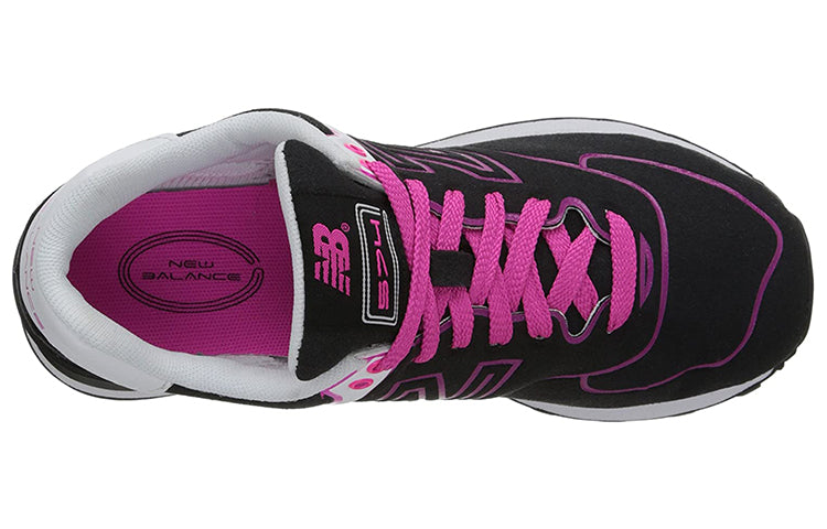 (WMNS) New Balance 574 Neon Lights Low-Top Black/Red WL574NEN