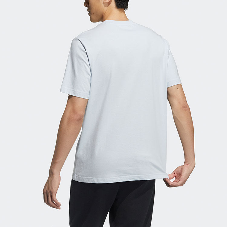 adidas neo M Ce Grph Tee 2 Logo Printing Sports Short Sleeve Blue GP4879