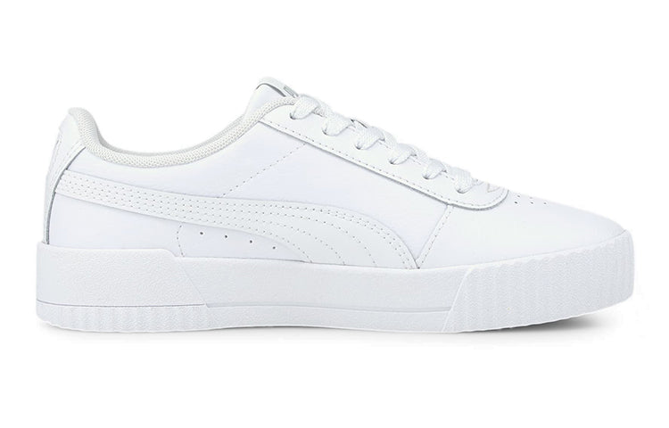 (GS) PUMA Carina L Casual Board Shoes White 370677-19