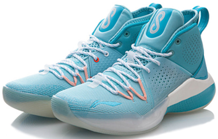 Li-Ning Sonic 8 High-Top 'Clear Blue' ABAQ025-3