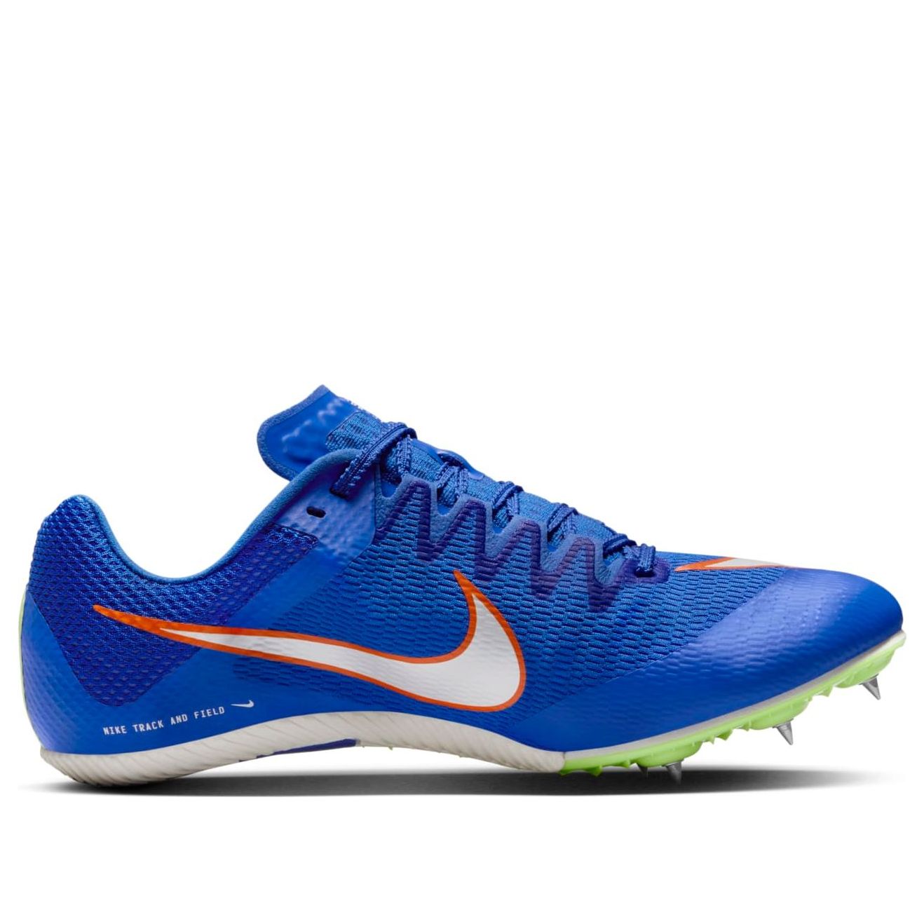 Nike Air Zoom Rival Sprint Spikes 'Racer Blue Safety Orange' DC8753-401