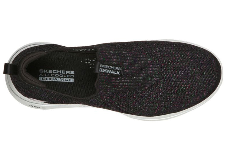 (WMNS) Skechers Gowalk 5 Lazy Shoes Black 124030-BKMT