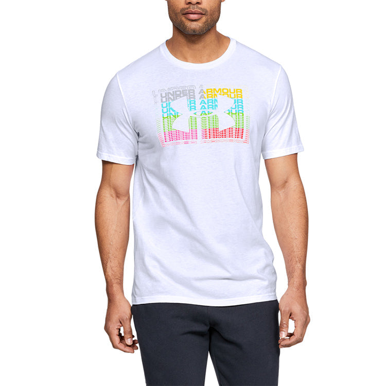 Under Armour Multi Logo T-shirt 'White' 1348433-100