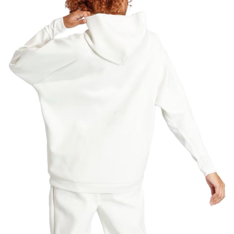 (WMNS) adidas ZNE Made to be Remade Overhead Hoodie 'White' HZ2865
