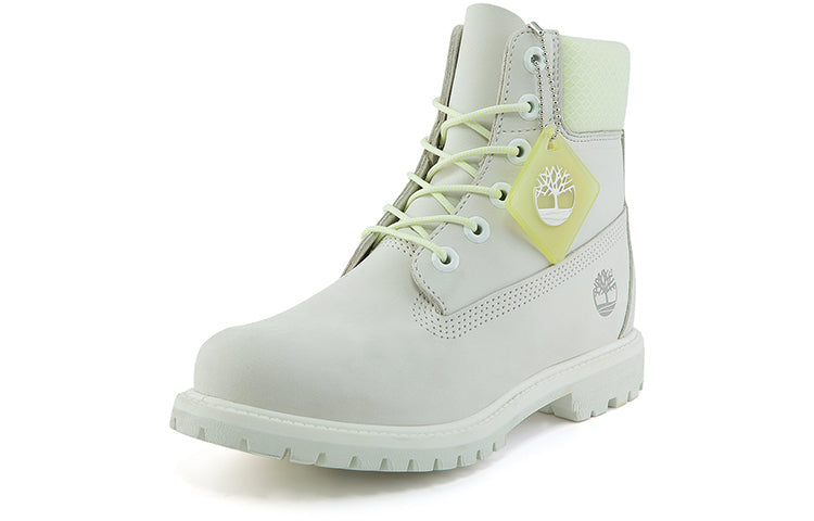 (WMNS) Timberland Premium 6 Inch Waterproof Wide Fit Boot 'Bright White Waterbuck' A2HYSW