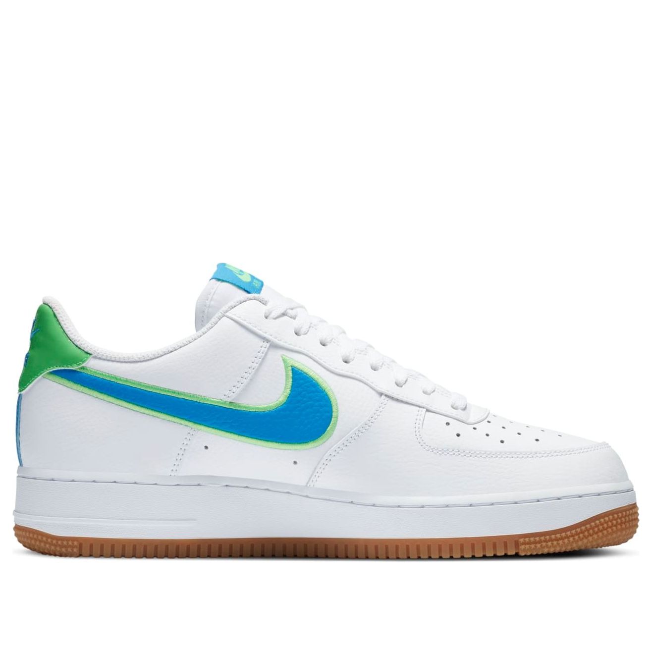 Nike Air Force 1 Low 'White Bright Blue Green' DA4660-100
