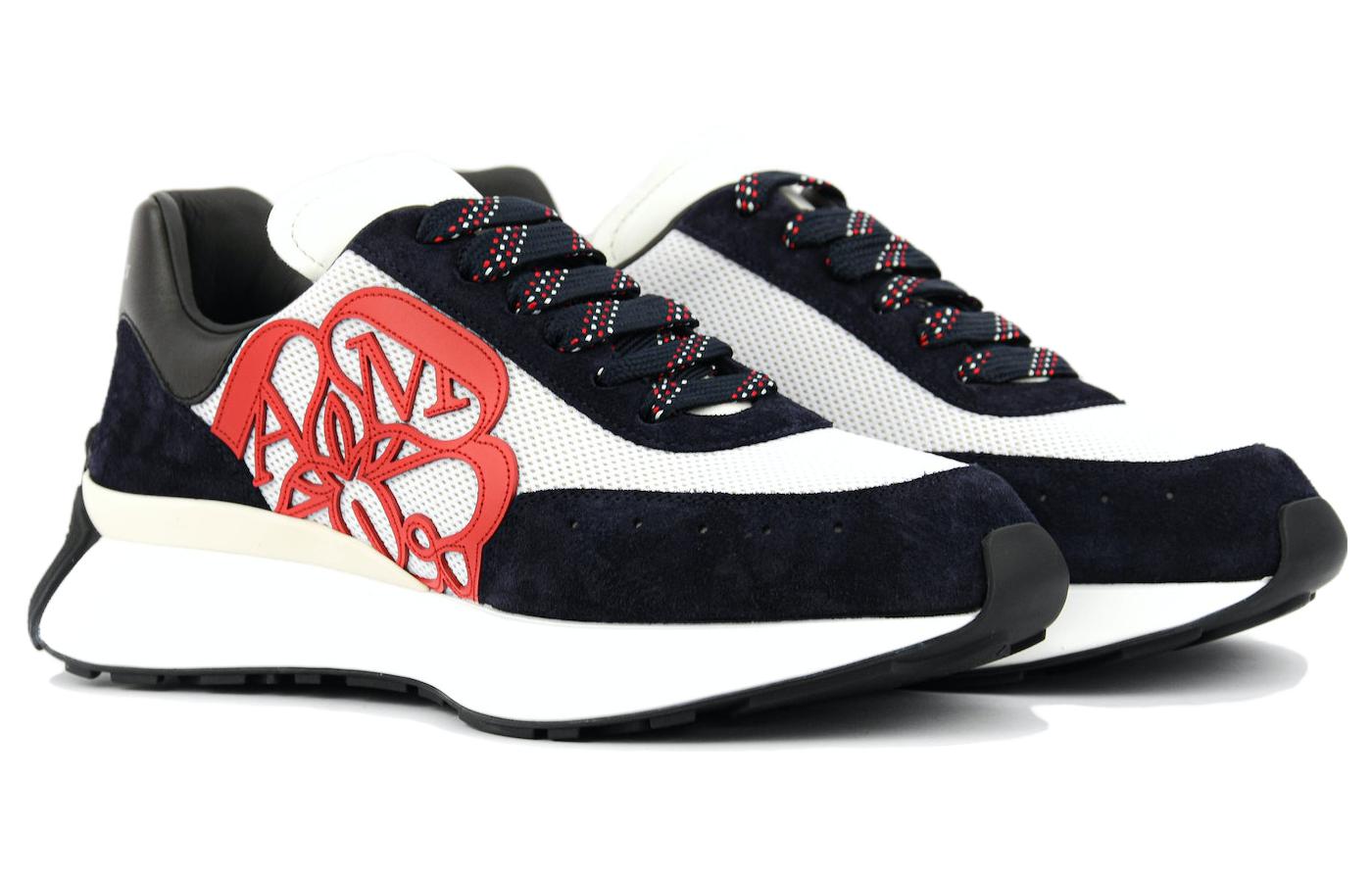 Alexander McQueen Sprint Runner 'Black White Red' 705074W4V618928