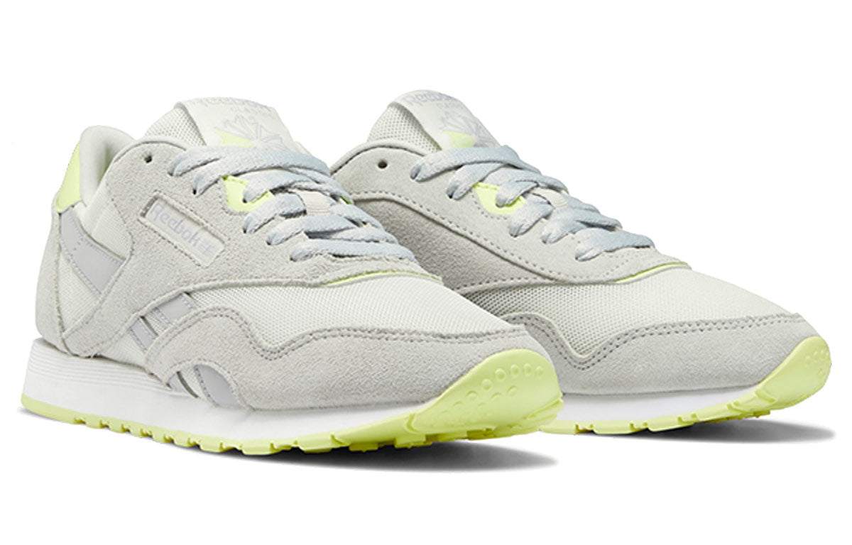 (WMNS) Reebok Classic Nylon 'Grey Yellow' FX3189